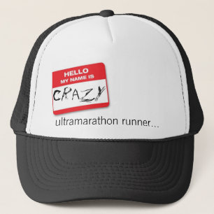 hello-my-name-is_m, verrückt, Ultramarathonläufe Truckerkappe