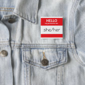 HELLO my pronouns are she/her Square Button (Beispiel)