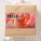 HELLO-Namensmarken Rosa Blume (Insitu)