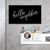 Hello Neighbor Real Anwesen Foto QR Code Visitenkarte