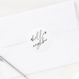 Hello Neighbor Real Anwesen Runder Aufkleber