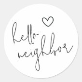 Hello Neighbor Real Anwesen Runder Aufkleber (Vorderseite)