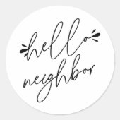 Hello Neighbor Real Anwesen Runder Aufkleber (Vorderseite)