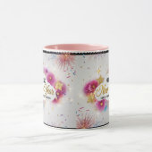 Hello New Year Glam Cinematic Floral Combo Mug Tasse (Zentrum)