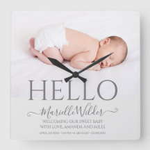 Hello Newborn Baby Foto Birth