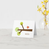 Hello Note Card Karte (Gelbe Blume)