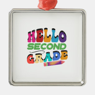 Hello Ornament Aus Metall