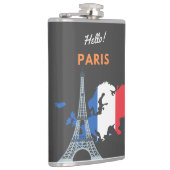 Hello Paris Flask Flachmann (Rechts)