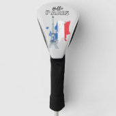 Hello Paris Golf Head Cover Headcover (Vorderseite)