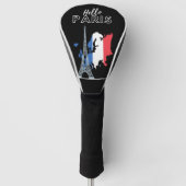 Hello Paris Golf Head Cover Headcover (Vorderseite)
