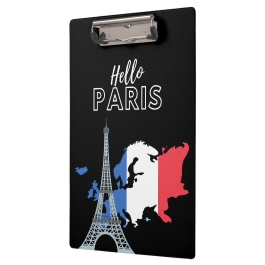 Hello Paris Klemmbrett (Links)