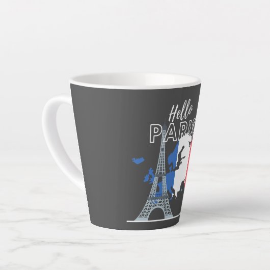Hello Paris Milchtasse (Linke Ecke)