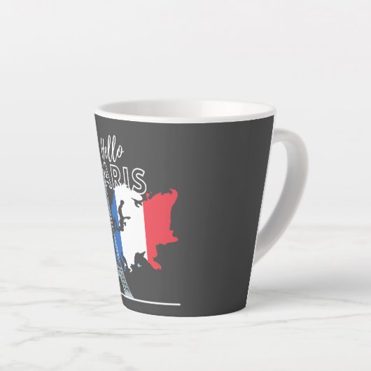 Hello Paris Milchtasse (Rechte Ecke)