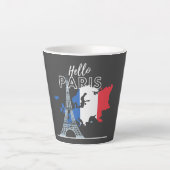 Hello Paris Milchtasse (Vorderseite)
