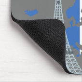 Hello Paris Mouse Pad Mousepad (Ecke)