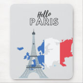 Hello Paris Mousepad (Vorne)