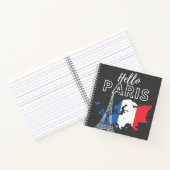 Hello Paris Notebook Notizblock (Innenseite)