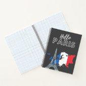 Hello Paris Notebook Notizblock (Innenseite)