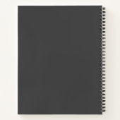Hello Paris Notebook Notizblock (Rückseite)