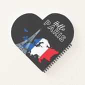 Hello Paris Notebook Notizblock (Rückseite)