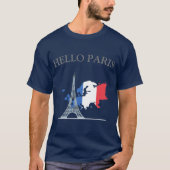 Hello Paris T-Shirt (Vorderseite)