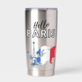 Hello Paris Thermobecher (Vorderseite)