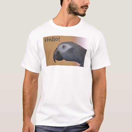 Hello Parrot T - Shirt (Vorderseite)