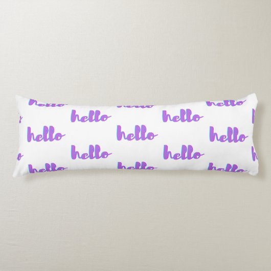 Hello Pastel Reversible Body Pillow Seitenschläferkissen (Vorderseite)