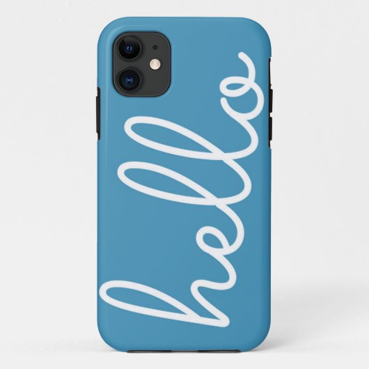 Hello Phone Case (Rückseite)