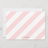 Hello Pink Ribbon Hinweis Mitteilungskarte (Rückseite)