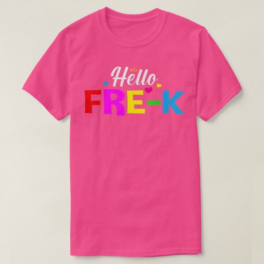 HELLO PRE K T-Shirt (Design vorne)