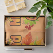 Hello Pumpkin Autumn Farbe anpassen Seidenpapier (Geschenk)