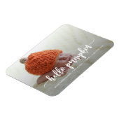 Hello Pumpkin Birth Announcement Magnet (Linke Seite)