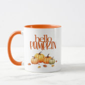 Hello Pumpkin Fall Coffee Tasse (Links)