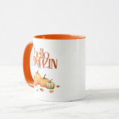 Hello Pumpkin Fall Coffee Tasse (Vorderseite Links)