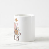 Hello Pumpkin Fall Floral Design 🎃 🍂 Kaffeetasse (Mittel)