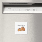 Hello Pumpkin Fall Halloween Graphic Magnet (In Situ (Geschirrspüler))