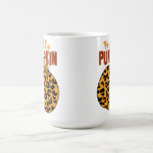 Hello Pumpkin - Fall Leopard Print Kaffeetasse (Mittel)