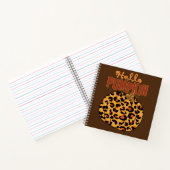 Hello Pumpkin - Fall Leopard Print Notizblock (Innenseite)