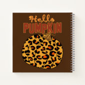 Hello Pumpkin - Fall Leopard Print Notizblock (Rückseite)