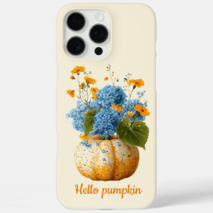 Hello Pumpkin Floral Halloween Arrangement iPhone 16 Pro Max Hülle