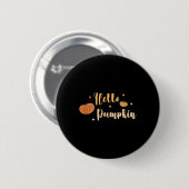 Hello Pumpkin Herbst Erntedank Psl Café La Button (Vorne & Hinten)