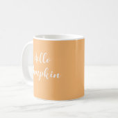 Hello Pumpkin Herbstkaffee Tasse (Vorderseite Links)