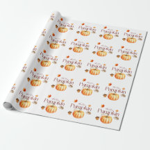 Hello Pumpkin Holiday Geschenk Wrap