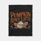 Hello Pumpkin Latte Sce Coffee Love Fall Season  Fleecedecke (Vorderseite)