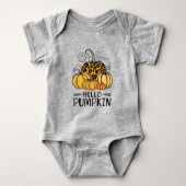 Hello Pumpkin Lover Herbst Herbst Herbst Thanksgiv Baby Strampler (Vorderseite)