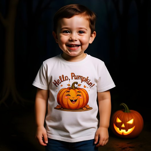 Hello Pumpkin Niedlich Halloween Happy Pumpkin Des T-Shirt