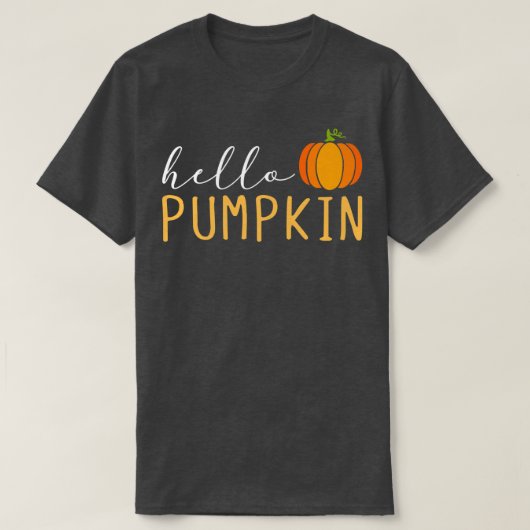 Hello Pumpkin Niedlich Pumpkin Herbst Herbstsaison T-Shirt (Design vorne)