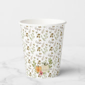Hello Pumpkin Paper Cups Fall Brautparty Pappbecher (Rückseite)