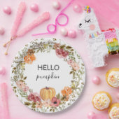 Hello Pumpkin Paper Tellers Fall Brautparty Pappteller (Party)
